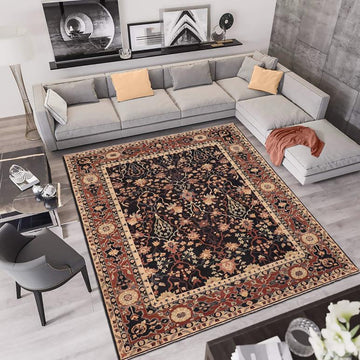 handmade Traditional Kafkaz Chobi Ziegler Blue Brown Hand Knotted RECTANGLE 100% WOOL area rug 8 x 10